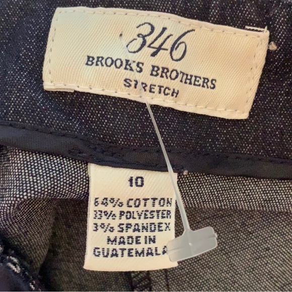 Brooks Brothers 346 Blue Stretch capris size 10 - Picture 2 of 3